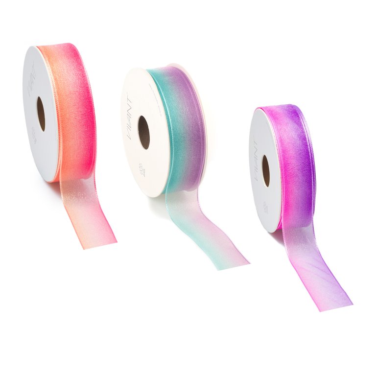 Geschenkband Organza Ombré