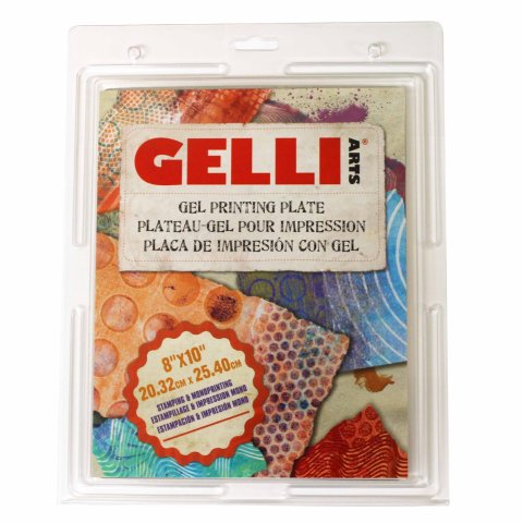 Gelli Arts Gel Druckplatte für Monoprints transparent, 203 x 254 mm