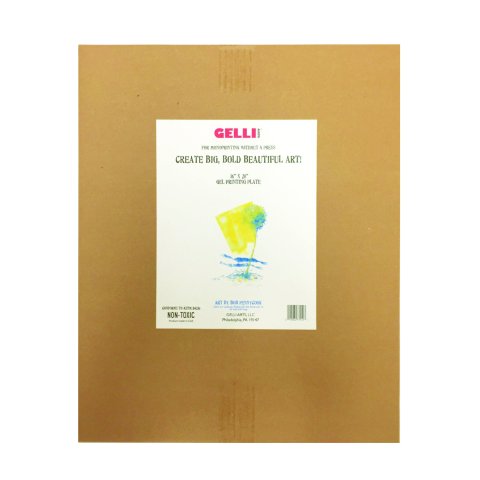 Gelli Arts Gel Druckplatte für Monoprints transparent, 406 x 508 mm