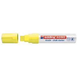 Marcatore a gesso Edding Perno, punta a cuneo 4-15 mm (4090), giallo neon