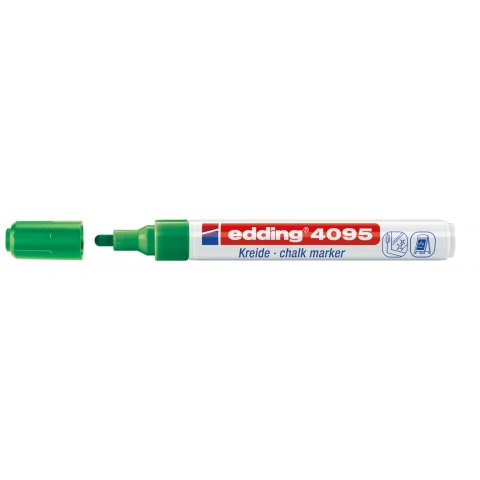Edding Kreide Marker Stift, Rundspitze 2-3 mm (4095), grün