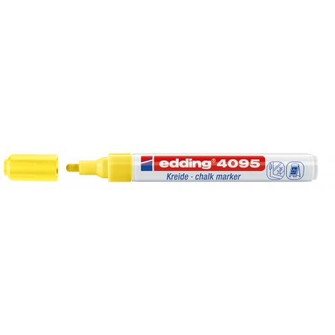 Edding chalk marker pen, round tip 2-3 mm (4095), yellow