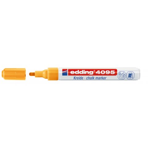 Edding chalk marker pen, round tip 2-3 mm (4095), orange