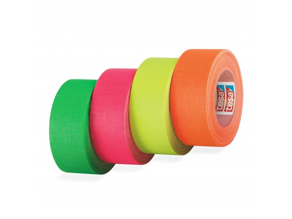 Tesa tesaband neon fabric tape, small roll