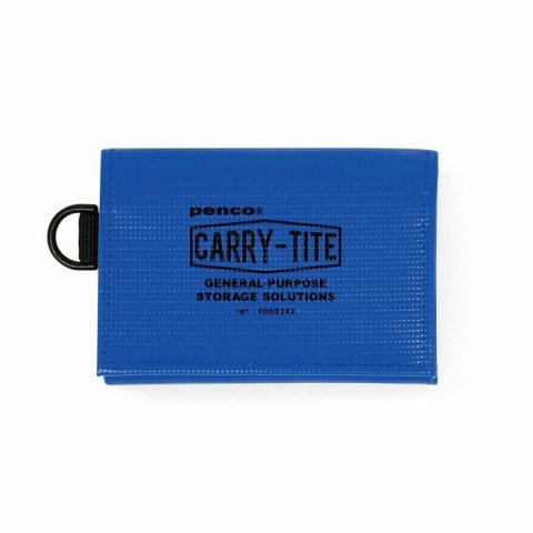 Carry Tite Utensilienbeutel, small 14 x 10 x 1 cm, mit Klettverschluss, blau