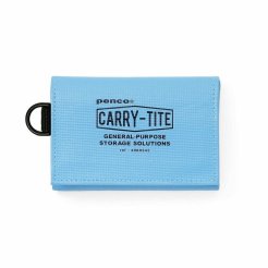 Carry Tite borsa porta utensili, piccola 14 x 10 x 1 cm, con chiusura a velcro, blu chiaro