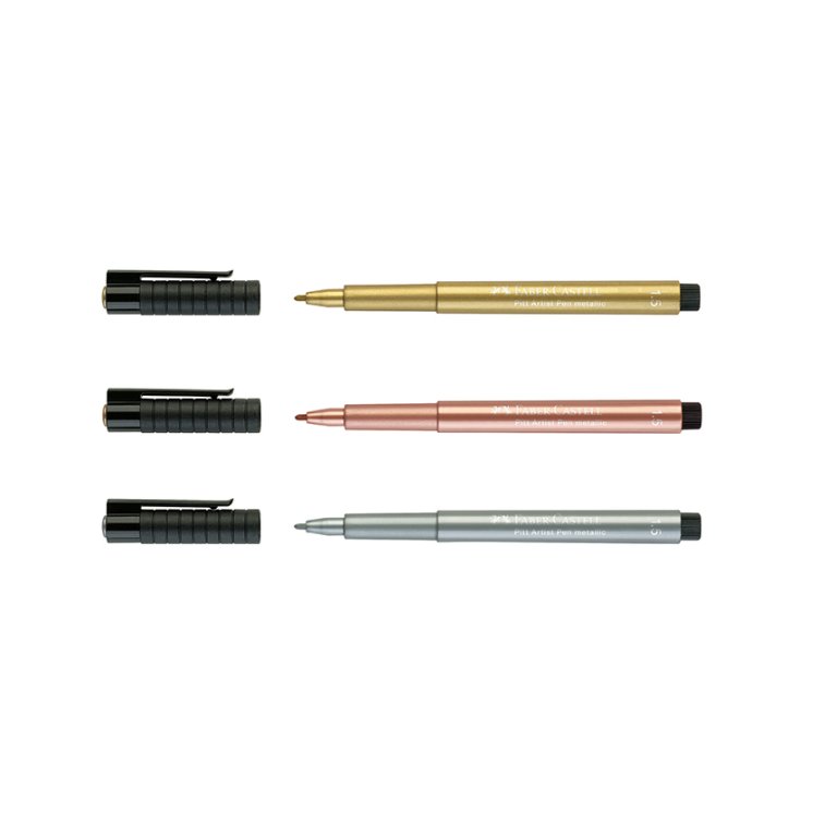 Faber-Castell Pitt artist pen, 1,5 mm, metallic