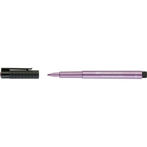 Penna da artista Faber-Castell Pitt 1,5 Metallico Matita inchiostro, punta a proiettile, rosso rubino metallizzato (290)