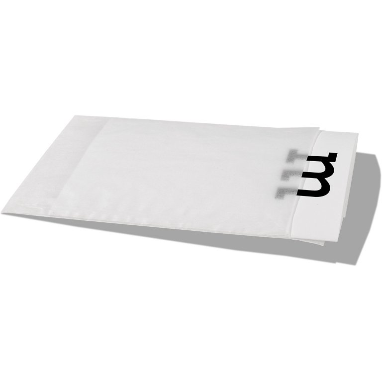 Flat bag glassine paper, translucent, colourless