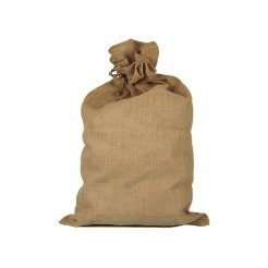 Burlap sack, natural brown