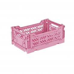 Aykasa folding box, mini 27 x 17 x 11 cm, PP, baby pink