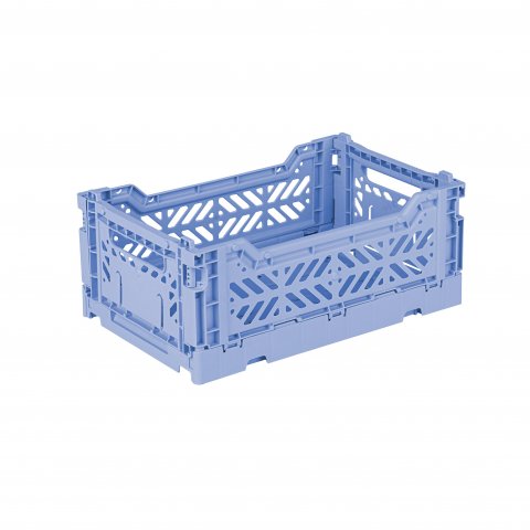 Aykasa folding box, mini 27 x 17 x 11 cm, PP, baby blue