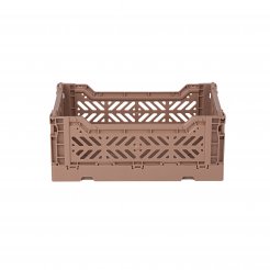 Aykasa folding box, mini 27 x 17 x 11 cm, PP, warm taupe