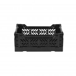 Aykasa folding box, mini 27 x 17 x 11 cm, PP, black