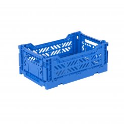 Aykasa Caja plegable, mini 27 x 17 x 11 cm, PP, azul