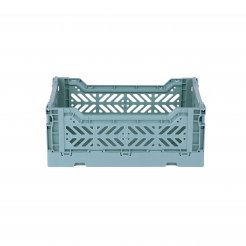 Aykasa folding box, mini 27 x 17 x 11 cm, PP, teal