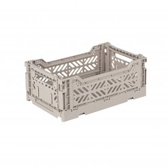 Aykasa folding box, mini 27 x 17 x 11 cm, PP, sand