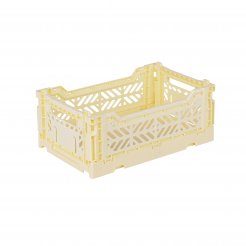 Aykasa folding box, mini 27 x 17 x 11 cm, PP, cream