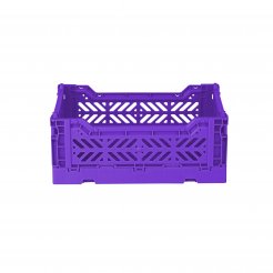 Aykasa folding box, mini 27 x 17 x 11 cm, PP, violet