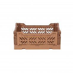 Aykasa folding box, mini 27 x 17 x 11 cm, PP, tan