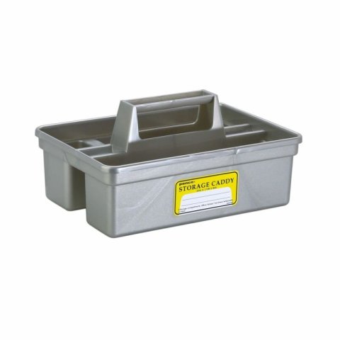 Penco Werkzeugkasten Storage Caddy, tragbar, groß 25 x 17,4 x 11,8 cm, silber