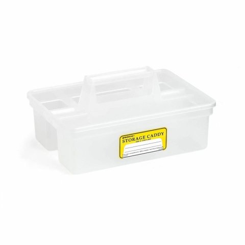 Penco Werkzeugkasten Storage Caddy, tragbar, groß 25 x 17,4 x 11,8 cm, farblos