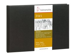 Hahnemuhle Portrait Stitched D&S Sketch Book (Black Cover, A6, 62 Sheets)