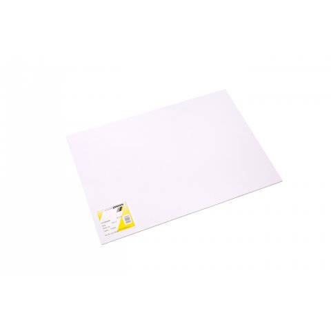 Zeichenkarton weiß, glatt 200 g/m², säurefrei, 420 x 594 DIN A2, 10 Blatt