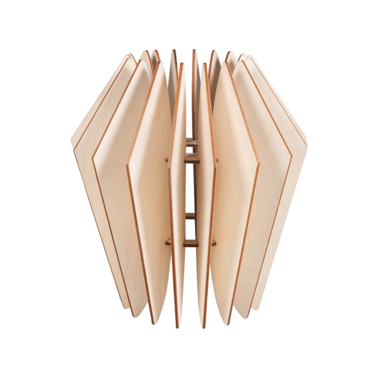 Wood lampshade kit for E27, Copenhagen
