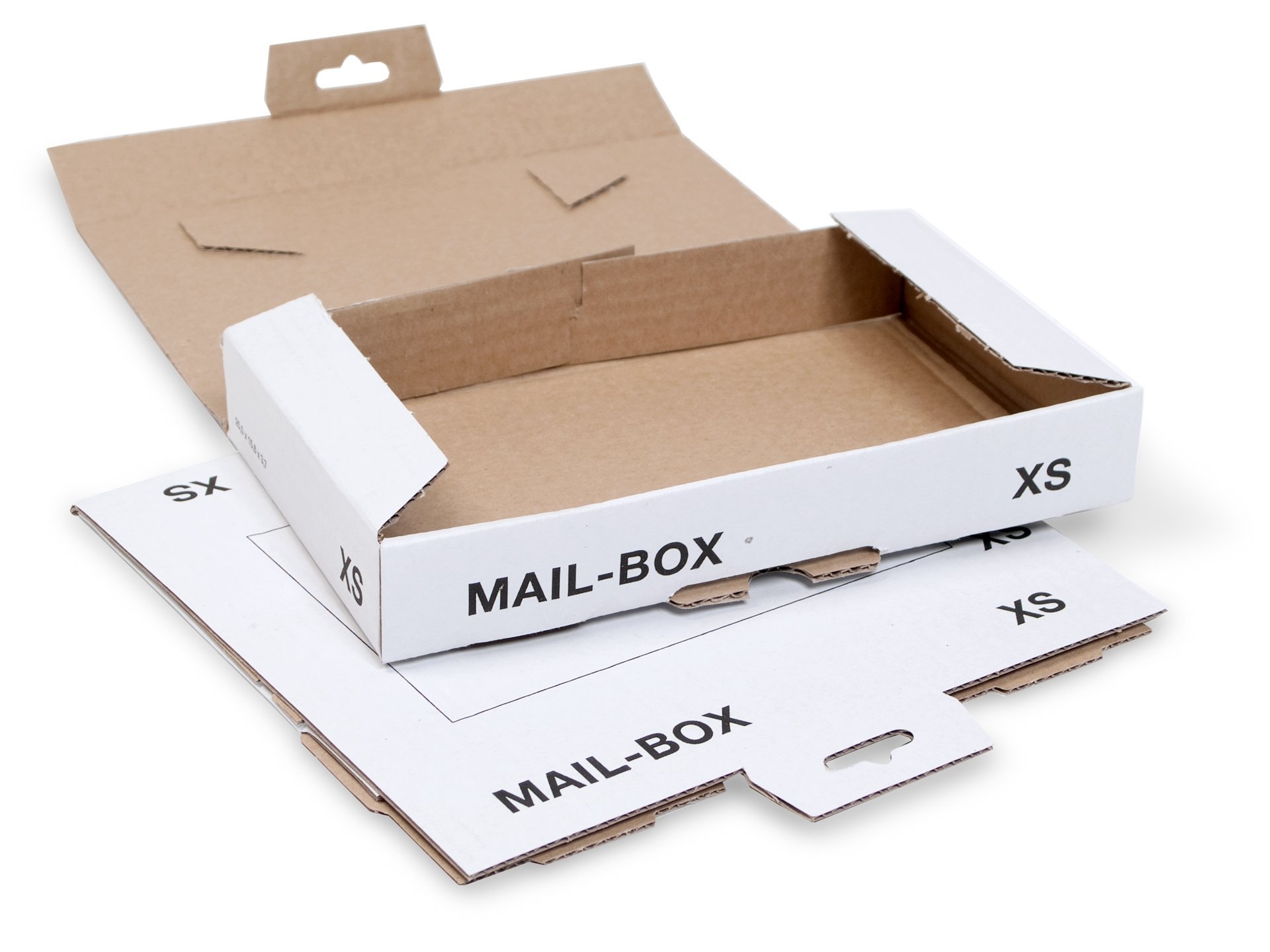 Caja de carton para envios, mailboxes, paqueteria de 14x12x4.5 cm de color  Lila - Bobox co.