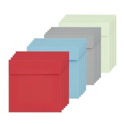 Paper Poetry Luxury square envelopes adhesive.