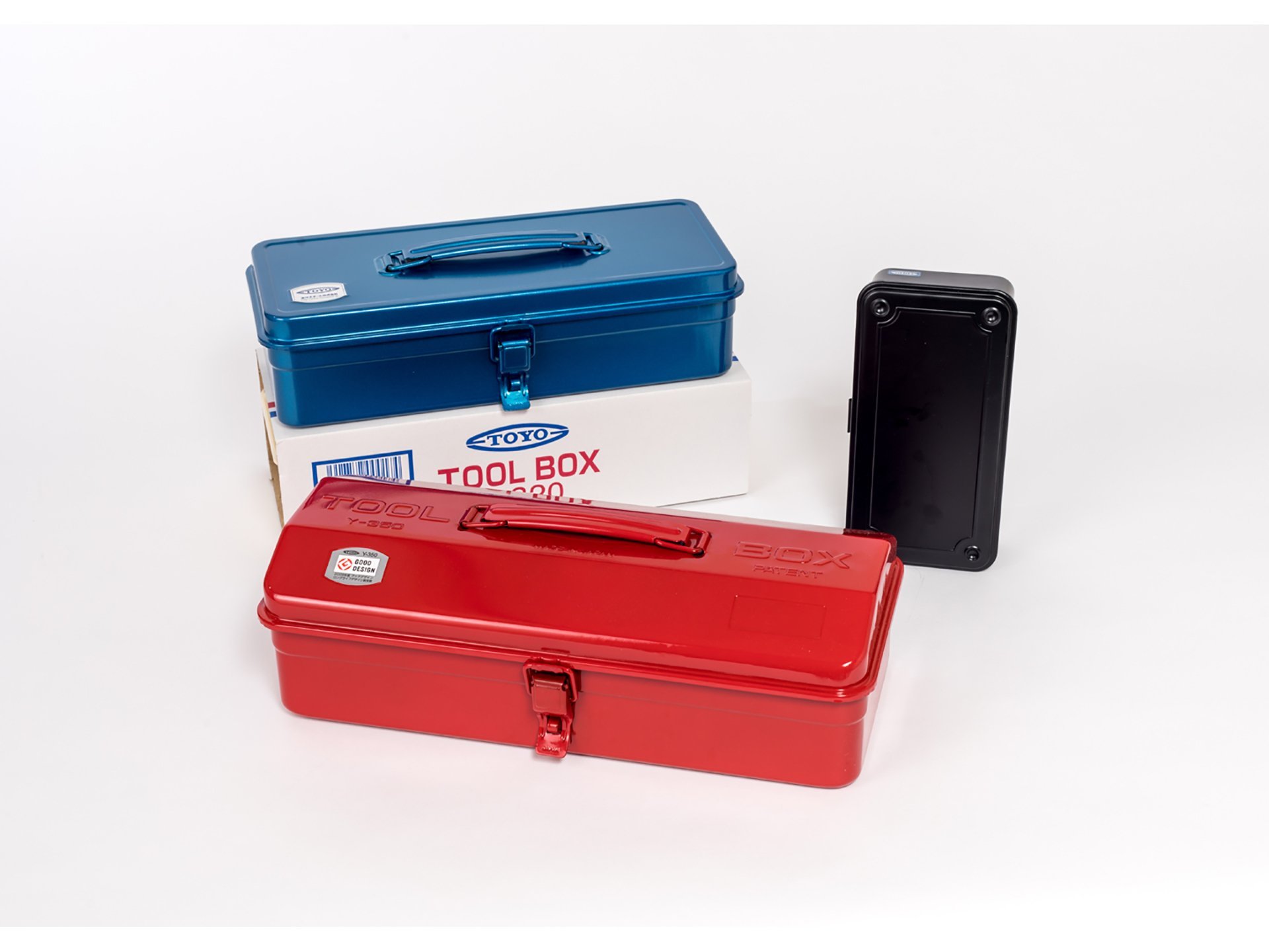 Details about   TOYO Steel Tool Box T-190 Red 195×95×50mm 