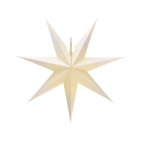 Estrella de la ventana de Erzgebirge (sin iluminación) Nº 15, ø 540 mm, t = 120 mm, blanco