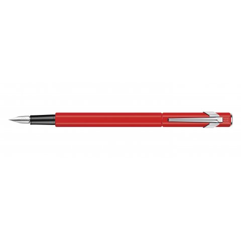 Caran d'Ache 849 fountain pen pen, red barrel