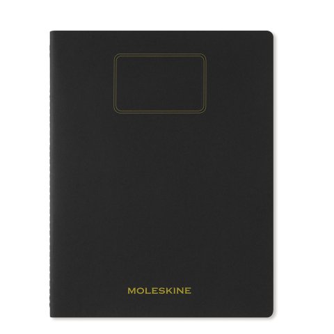 Moleskine Notizheft Student Cahier 21,6 x 27,9 cm, Kartoneinband, blanko, schwarz
