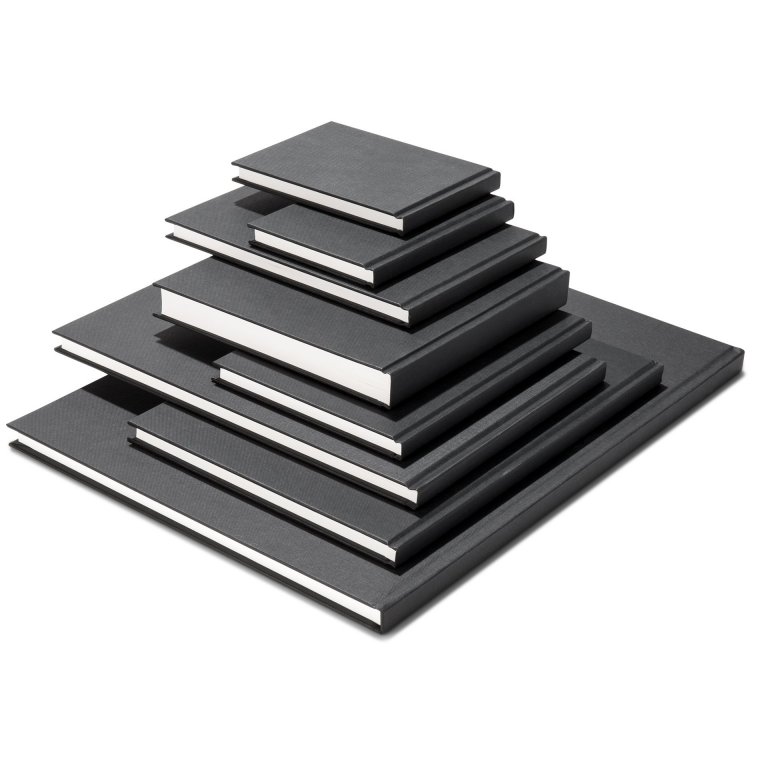 Buy Seawhite Black Cloth sketchbook, white 140 g/m² online at Modulor