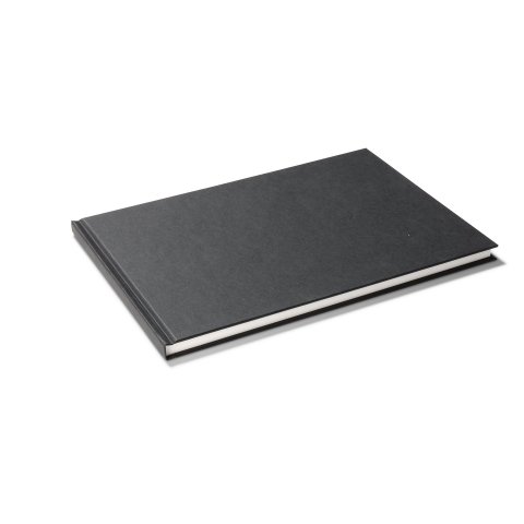 Cuaderno de dibujo Seawhite Tela negra blanca 140 g/m Todos los soportes, 210x297mm A4 QF, 46Bl/92S, Grapado de hilos