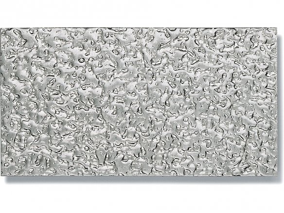 Aluminium stucco-patterned sheets custom cutting