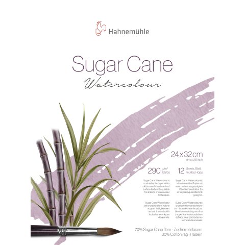 Hahnemühle Aquarellblock Sugar Cane, 290 g/m² 240 x 320 mm, 12 Blatt, matt