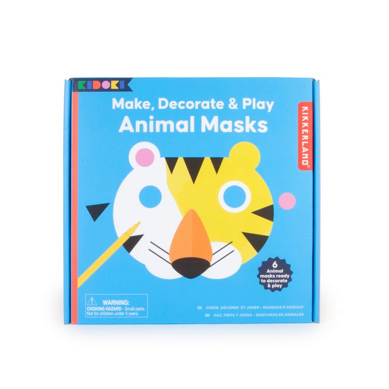 DIY animal masks set