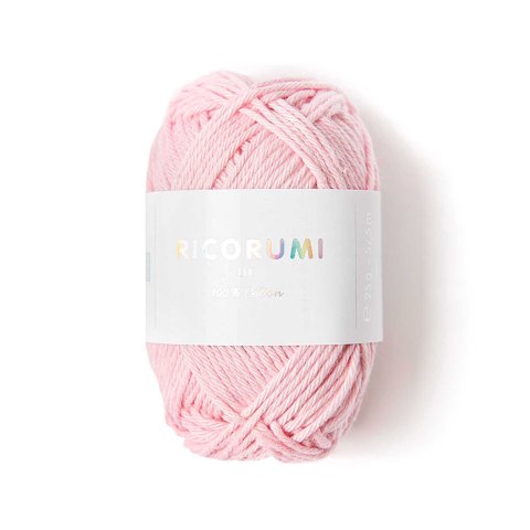 Ricorumi, wool DK ball 25 g = 57.5 m, 100 % cotton, 011, pink