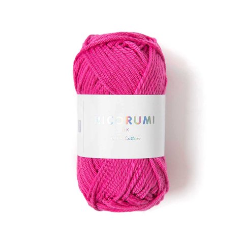 Ricorumi, wool DK ball 25 g = 57.5 m, 100 % cotton, 014, pink