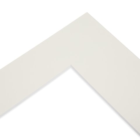 Modulor Fertigpassepartout 1,4 mm 400 x 400 (290 x 290), weiß