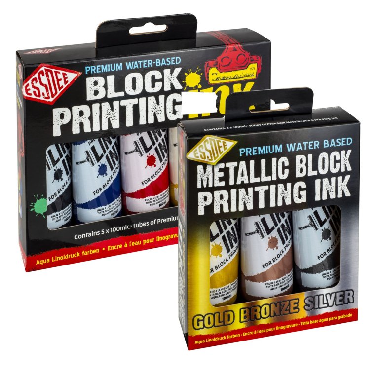 Essdee lino printing ink, set
