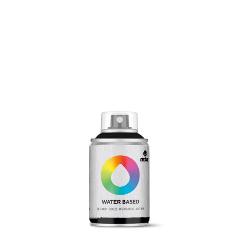 MTN Pintura acrílica en spray al agua 100 Bote 100 ml, Negro de humo