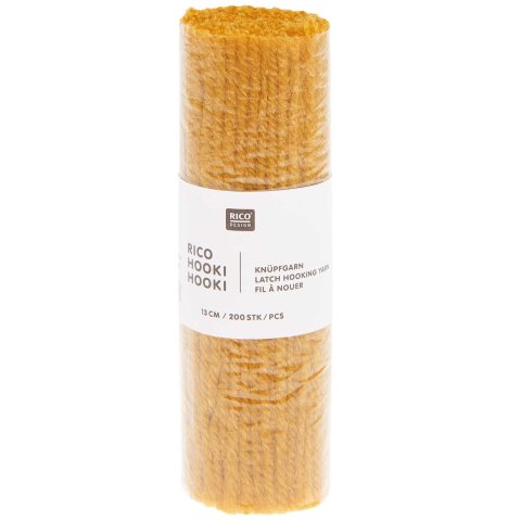 Knüpfgarn Hooki Hooki 13 cm, 200 St, 70 % Acryl, 30 % Polyester, orange