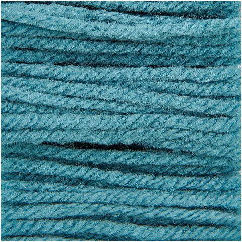 Knüpfgarn Hooki Hooki 13 cm, 200 St, 70 % Acryl, 30 % Polyester, türkis