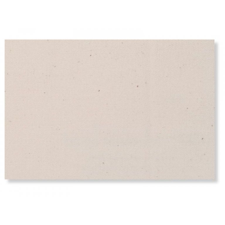 Cotton canvas, P weave, 300 g/m², raw