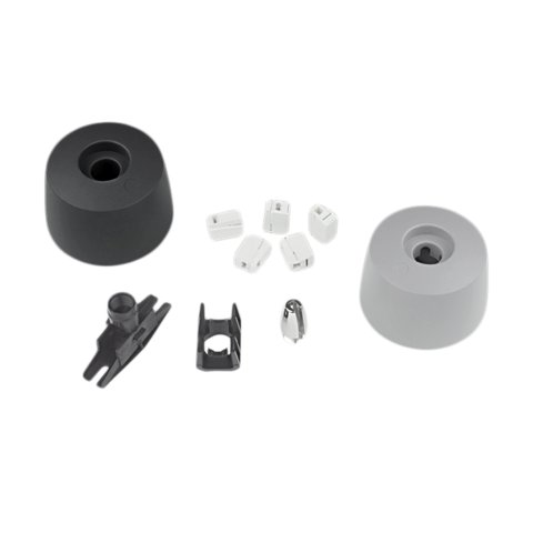 Glamox C77-P pendant light Accessories Canopy ø72 mm, black