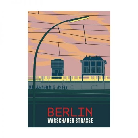 S.Wert Postal Berlín 105 X 148 mm, DIN A6, Warschauer Straße